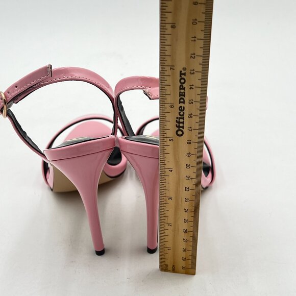 FSJ Light Pink Sexy High Heel Sandal Back Strap Slingback Open Toe Evening Shoes - Picture 5 of 8